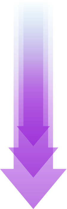 Blue arrow pointing down