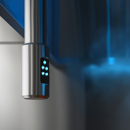 Technologie Iris bleu